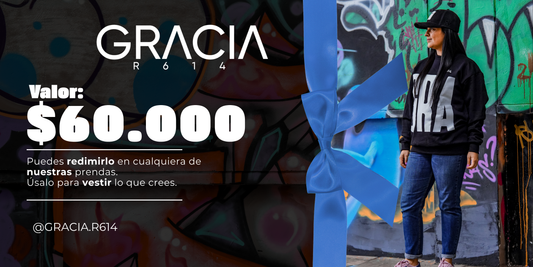 Tarjeta de Regalo GraciaR614 - $60.000