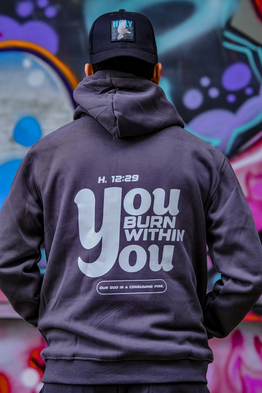 Hoodie Oversize Ref. YOU BURN WITHIN YOU