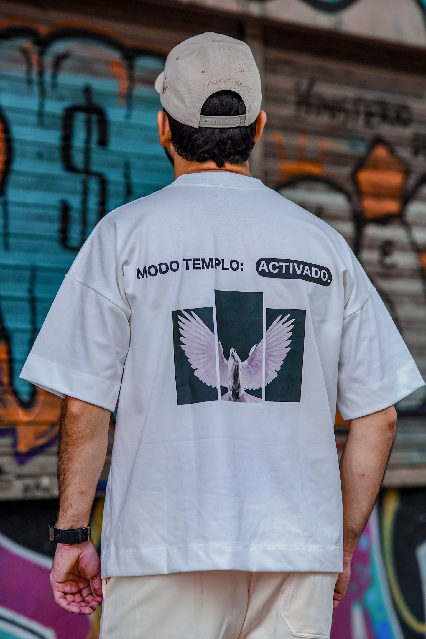 Camiseta Oversize Ref. MODO TEMPLO: ACTIVADO