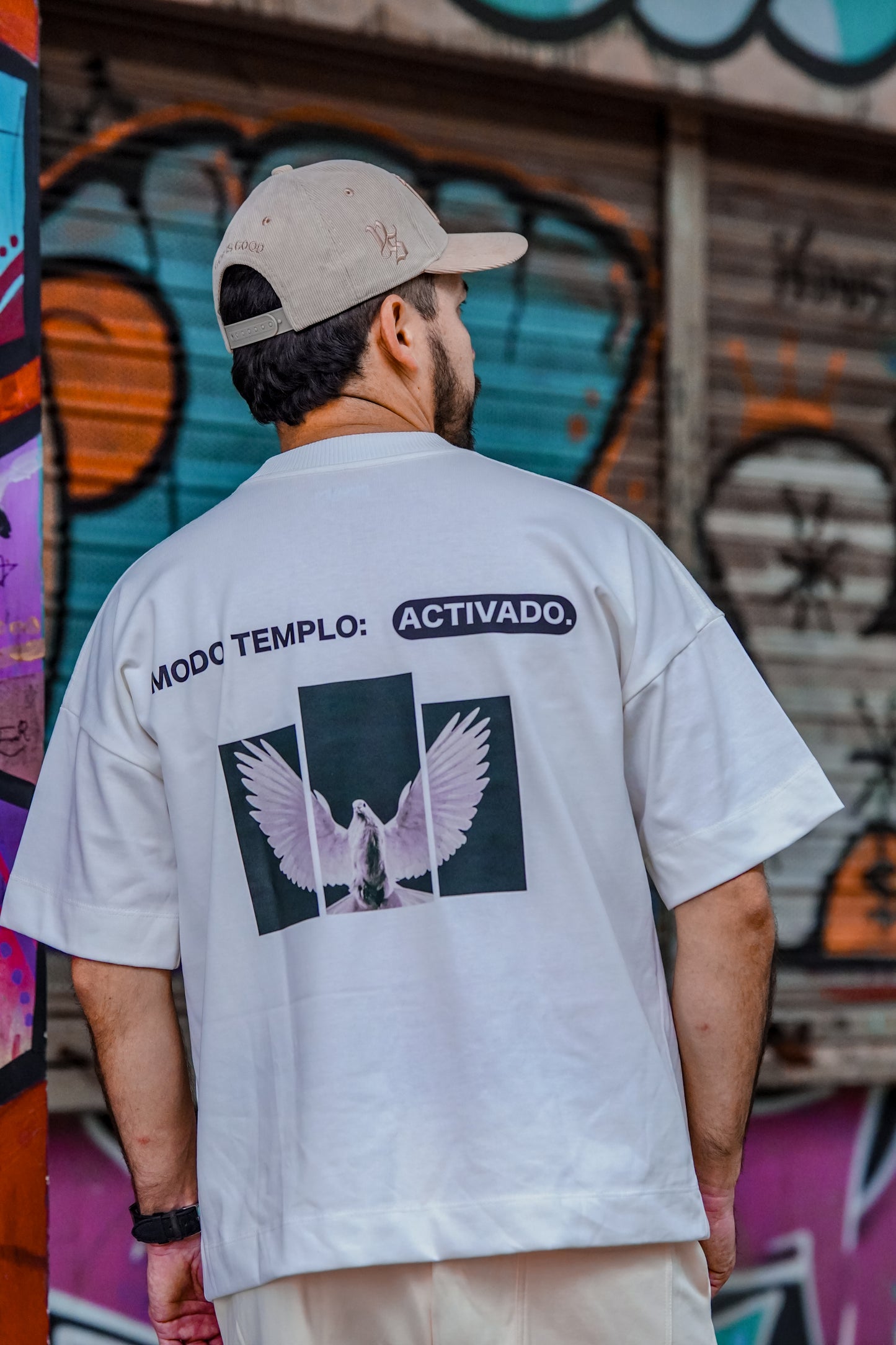 Camiseta Oversize Ref. MODO TEMPLO: ACTIVADO