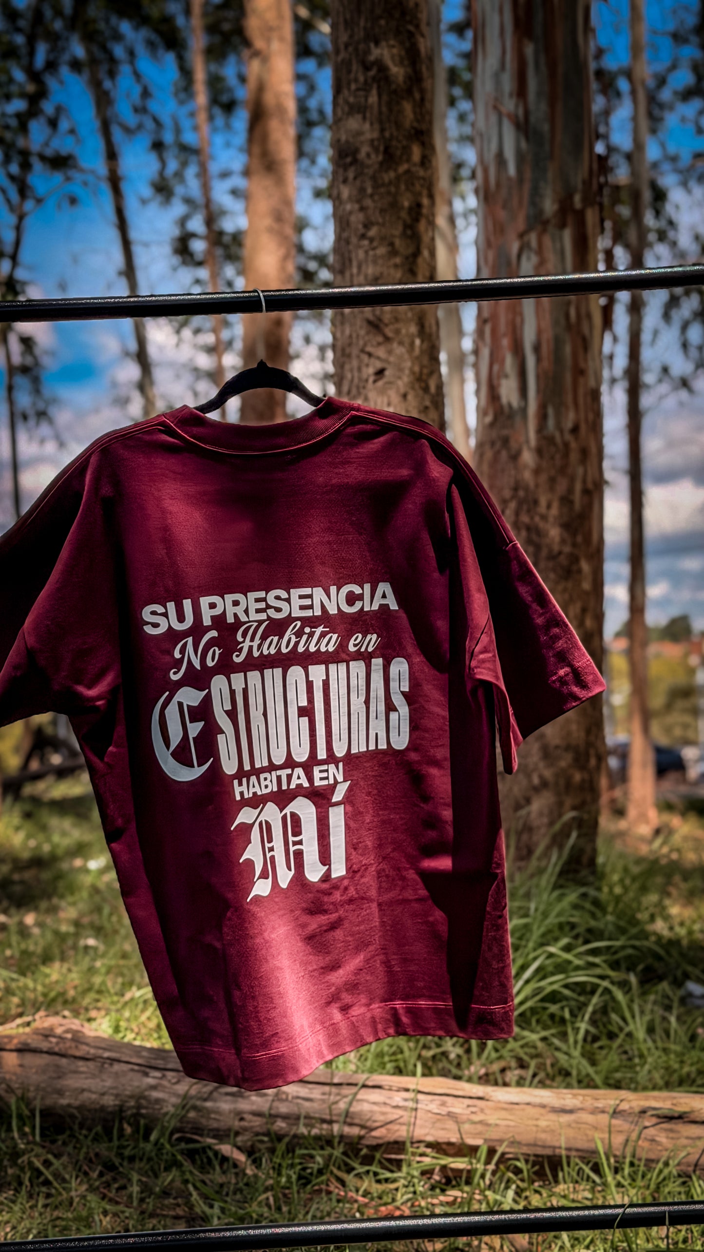 Camiseta Oversize Ref. SU PRESENCIA HABITA EN MÍ