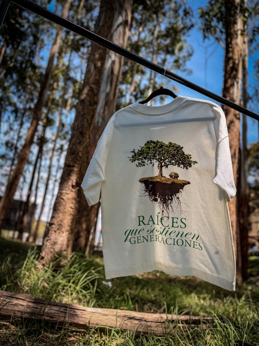 Camiseta Oversize Ref. RAÍCES QUE SOSTIENEN GENERACIONES